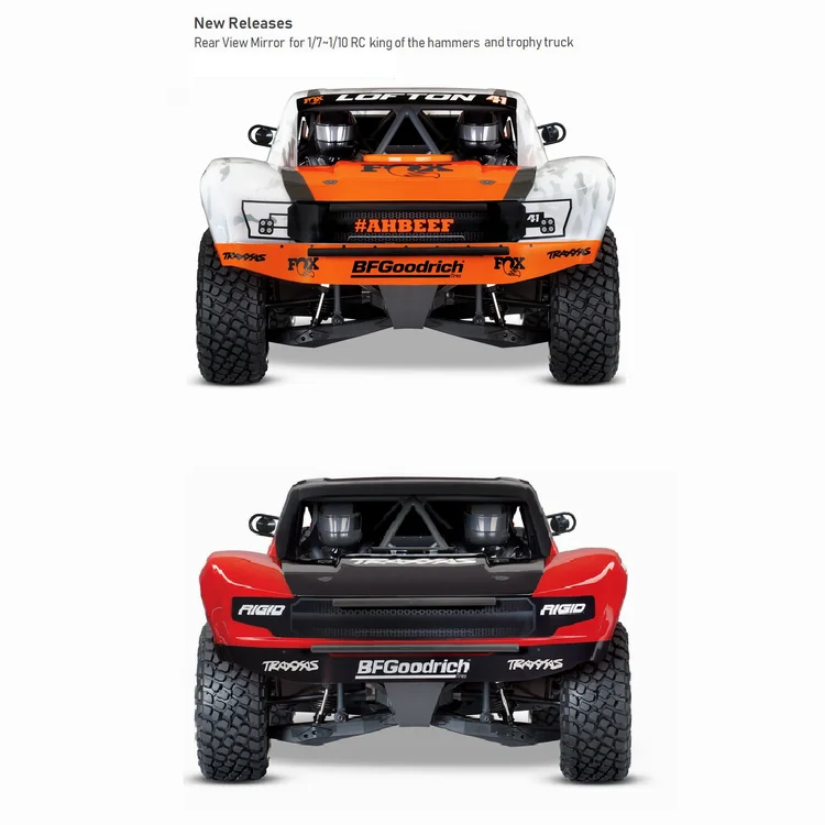 Фото Зеркало заднего вида для радиоуправляемого грузовика 1/7 Traxxas Udr 1/10 Rc Crawler Car Axial Scx10 Зеркало заднего вида для радиоуправляемого грузовика 1/7 Traxxas Udr 1/10 Rc Crawler Car Axial Scx10