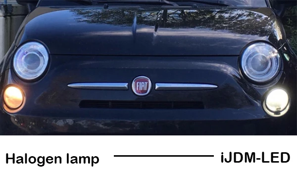 IJDM 6000K белый 7443 T20 W21W светодиодный высокое Мощность 12-SMD 3030 светодиодный лампы для 2009- Fiat 500 Габаритные огни, с can-bus 12V
