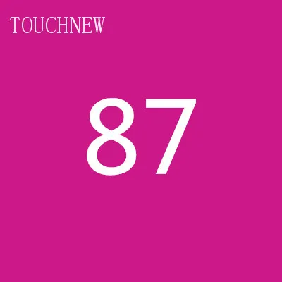 87 TOUCHNEW на заказ, одноцветные эскизные маркеры на спиртовой основе, двойная головка, кисть, маркеры, ручка для рисования, манга, товары для рукоделия, маркеры - Цвет: 87