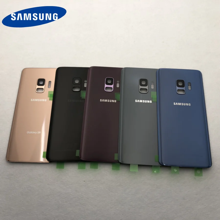 S9 задняя крышка батарейного отсека для Samsung Galaxy G960 G960F SM-G960F Задняя стеклянная