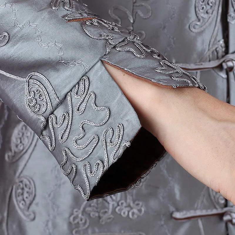 Женская атласная куртка в традиционном китайском стиле Размеры S M | одежда