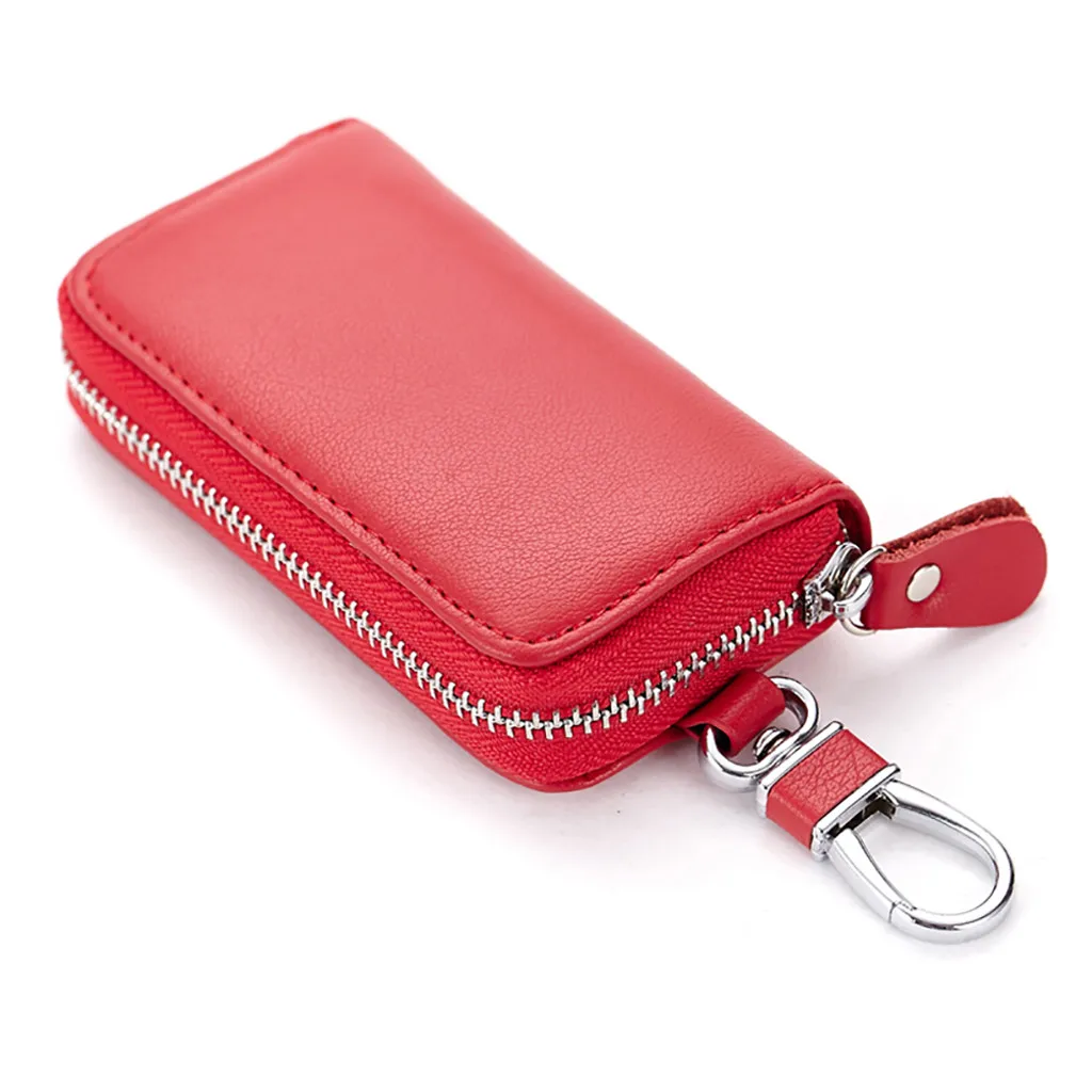 Унисекс кошелек визитница на молнии монета брелок для ключей держатель карты