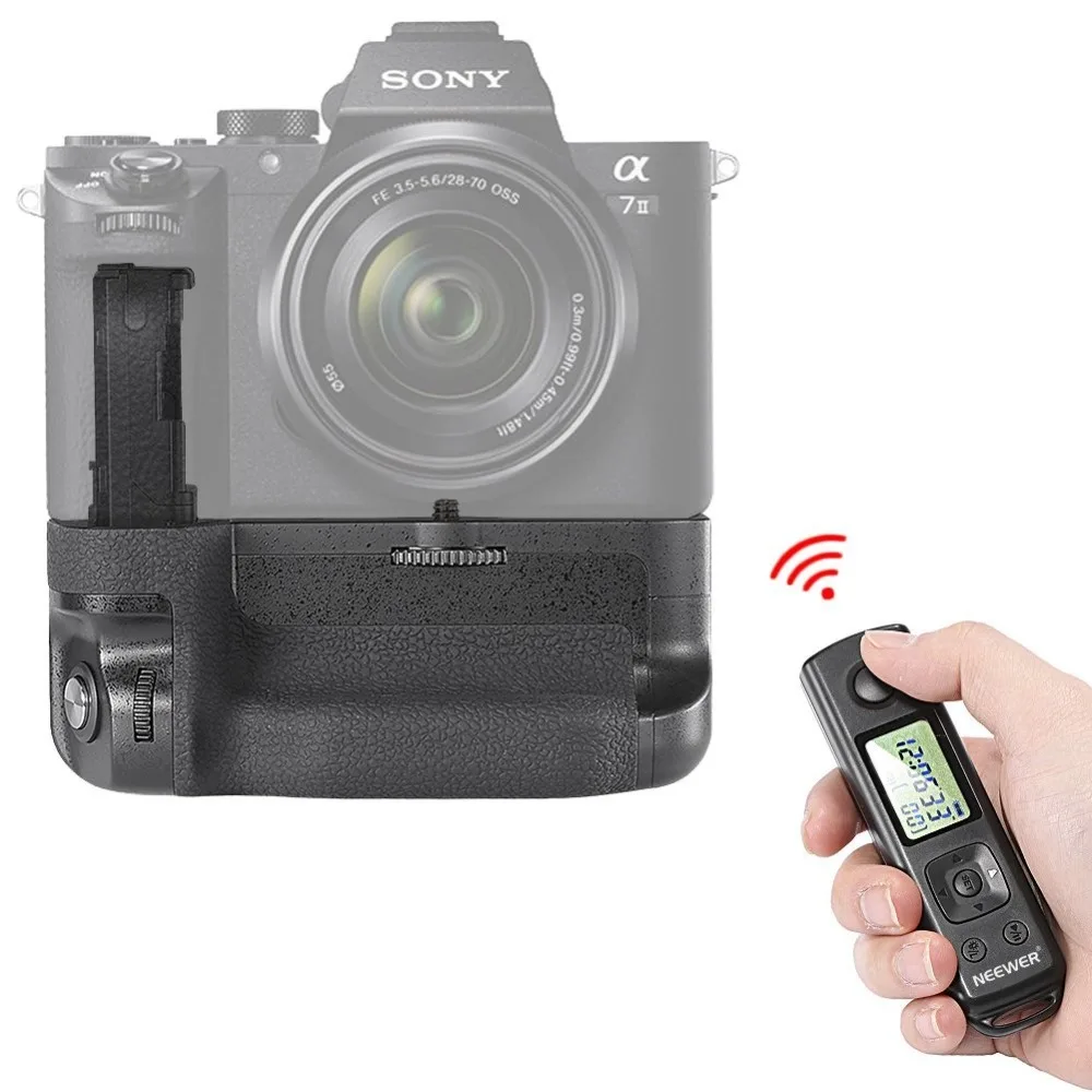 Вертикальный батарейный блок Neewer для камер Sony A7II A7RII A7SII Замена VG C2EM работает