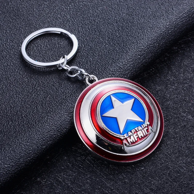 Marvel Мстители Железный человек Бэтмен Капитан Америка Молот Тора мьельнир брелок с металлическим логотипом для Apple гарнитура для airpods чехол Аксессуары