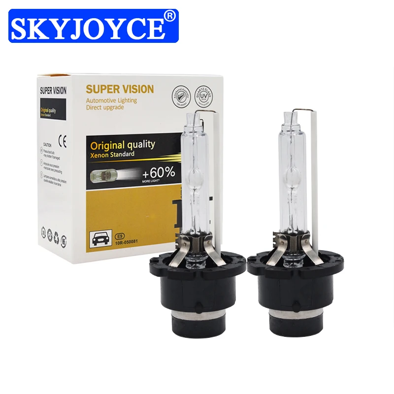 SKYJOYCE 12V 55W Xenon D2S D4S HID ксеноновая лампа 4300K 8000K 10000K 5000K 6000K Автомобильная фара 35W D2R D4R