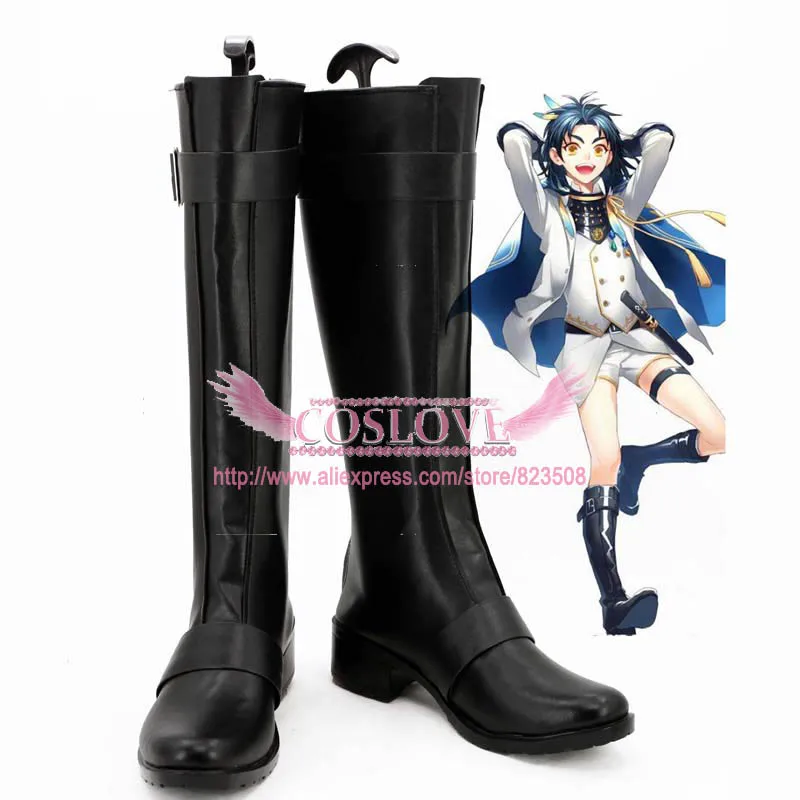 Сапоги Touken Ranbu Online Taikogane Sadamune, черные ботинки для косплея, сапоги для Хэллоуина, рождественской вечеринки