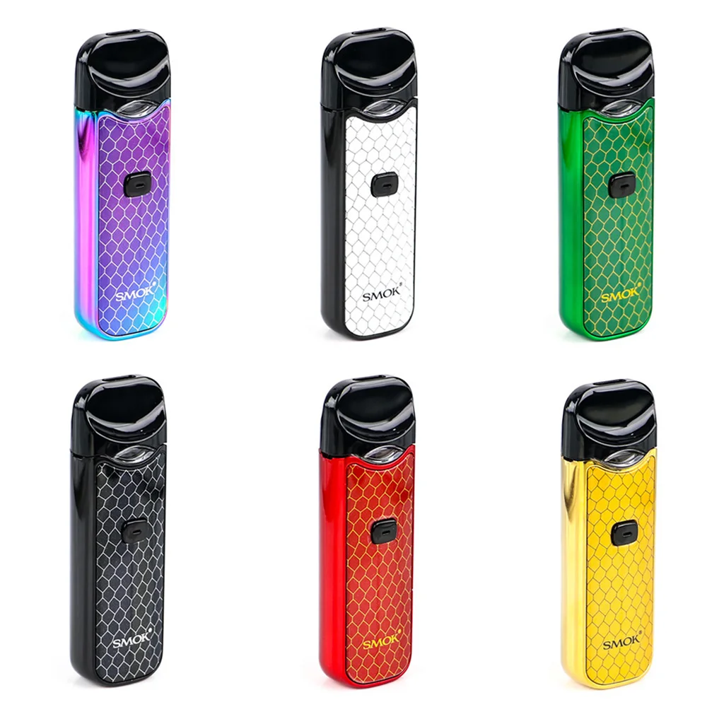 2 шт смол цвет Smok Nord Pod vape комплект система с 1100 мАч и 3 мл картридж Норд