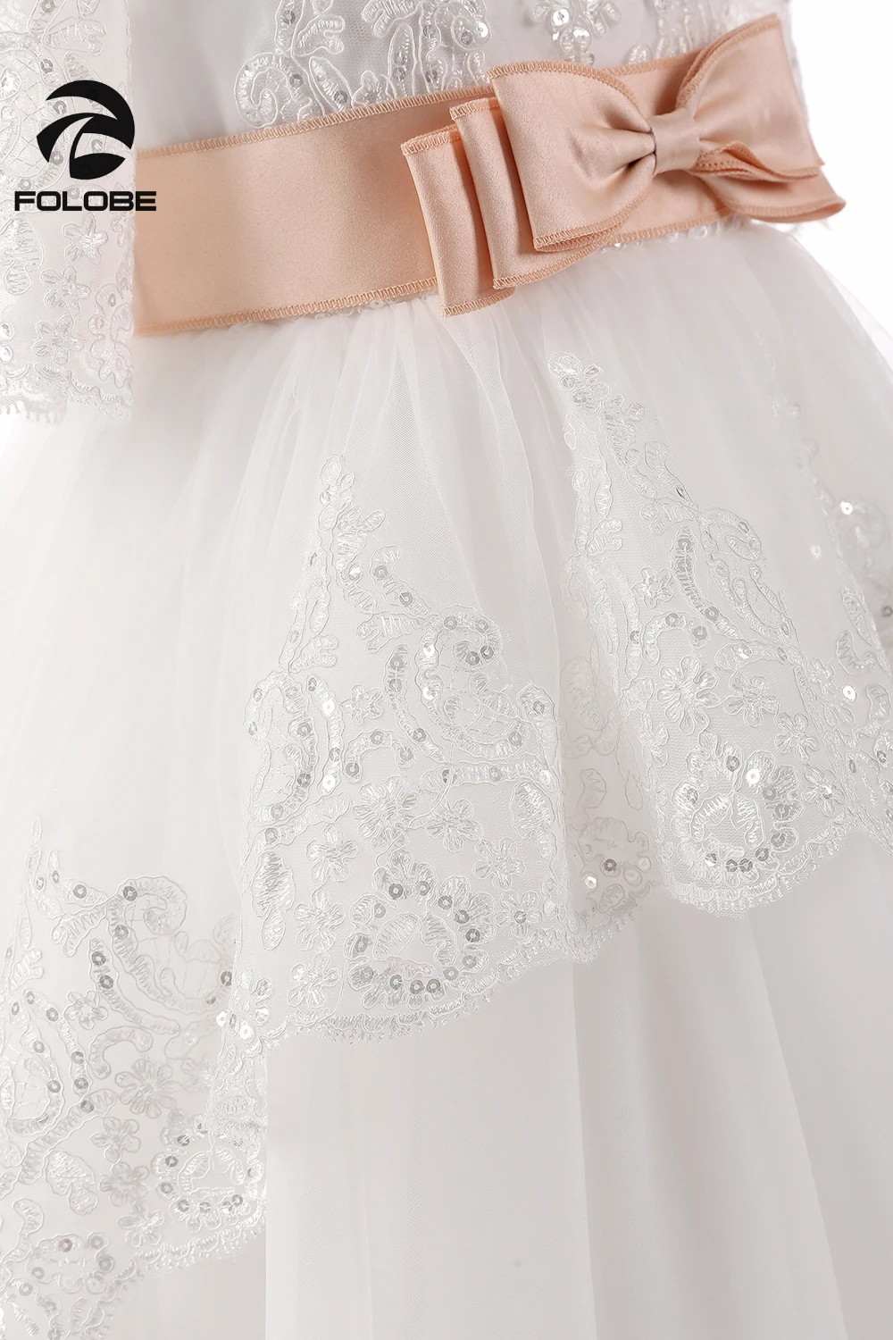 Sweet Off The Shoulder Sequin Beads Lace Flower Girl Dresses For Wedding Girls First Communion Gowns Special Occasion | Свадьбы и
