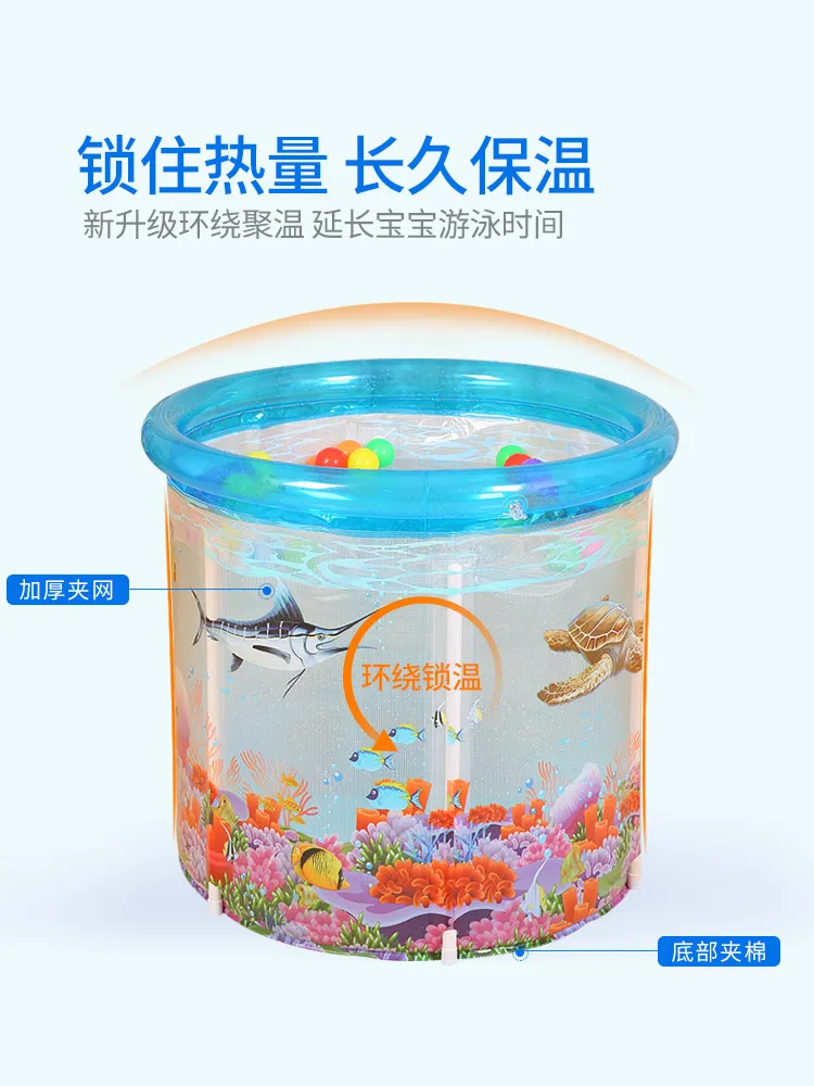 2019 Детские Бассейн дома прозрачный надувной детский водонепроницаемый мешок для