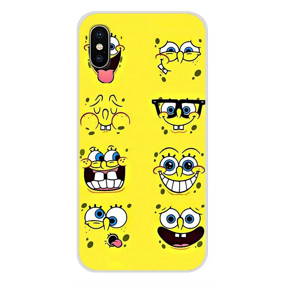 Губка Боб Квадратные Штаны для Apple iPhone X XR XS MAX 4 4S 5 5S 5C SE 6 6S 7 8 Plus ipod touch Аксессуары