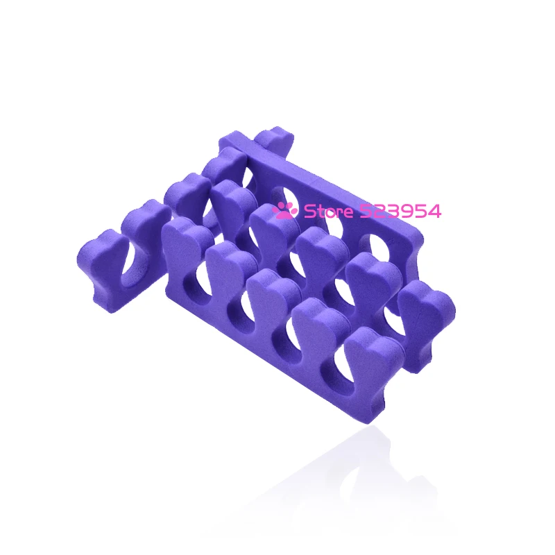 10 шт. разделители пальцев для нейл арта из мягкой пены ортодонтическое