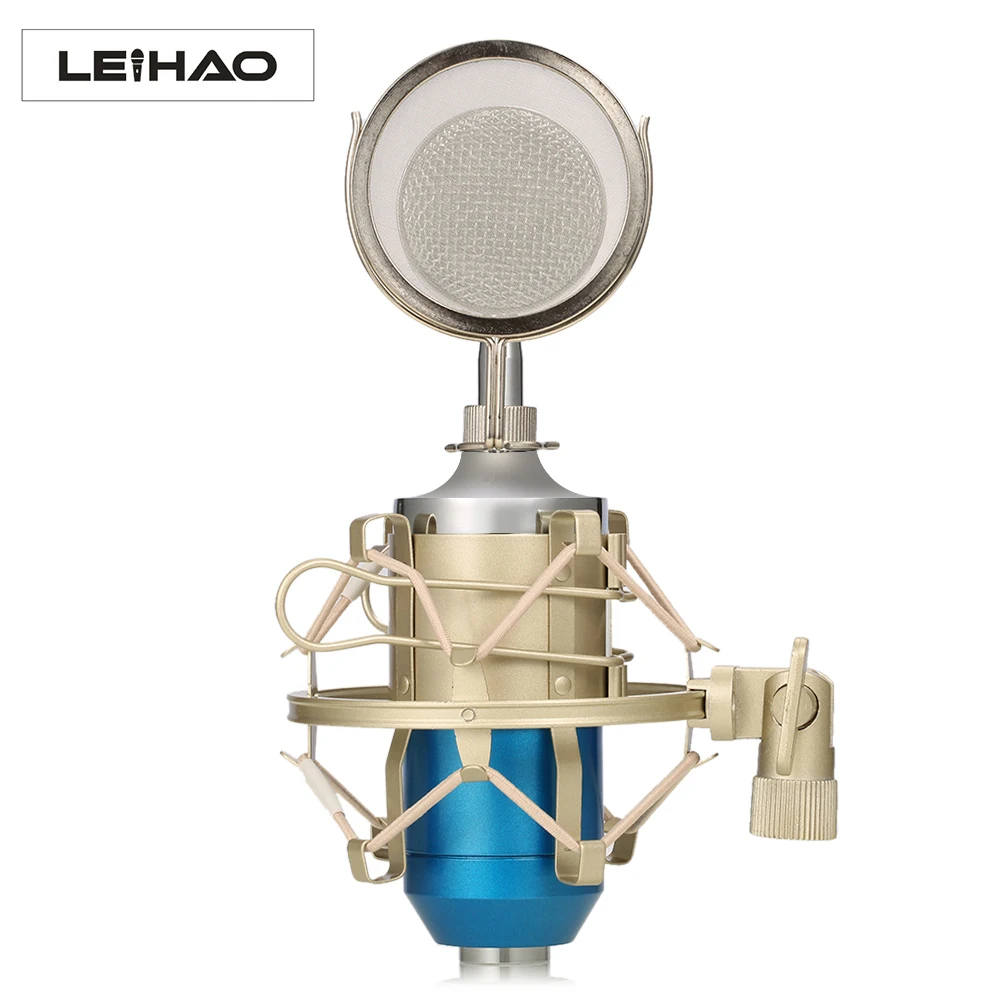 Leihao BM 8000 профессиональный звук Studio Запись конденсаторный микрофон с 3 5 мм разъем