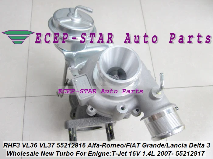 Турбина RHF3 VL36 VL37 55212916 55212917 Турбокомпрессор Для MiTo Grande Punto Bravo T Jet 16V 1.4L 1368ccm 198A4000 88kw