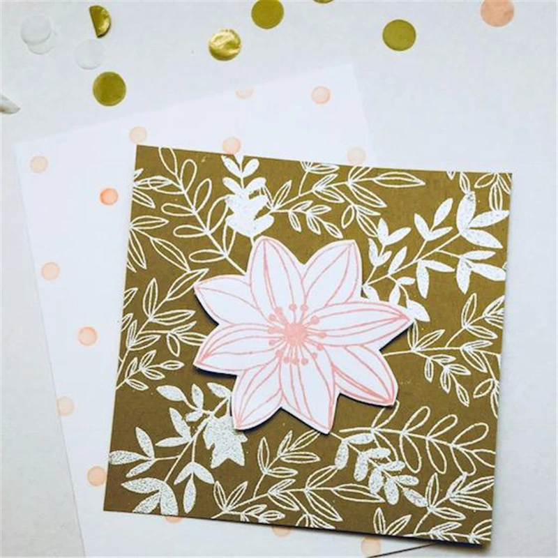 Naifumodo Happy Flowers набор штампов для резки листового металла трафареты DIY скрапбукинга