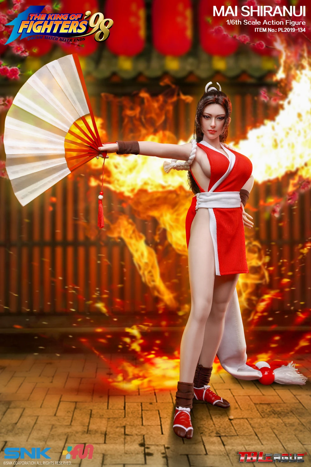 TBLeague PHICEN бесшовное женское тело KOF 98 MAI SHIRANUI 1/6 фигурка|Игровые фигурки и