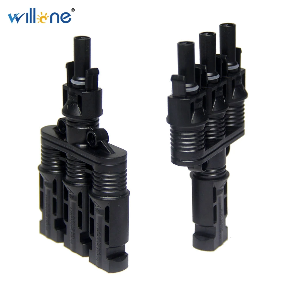 Willone 1 пара Бесплатная доставка от до 3 T ветка солнечной разъем. Папа + Женский и