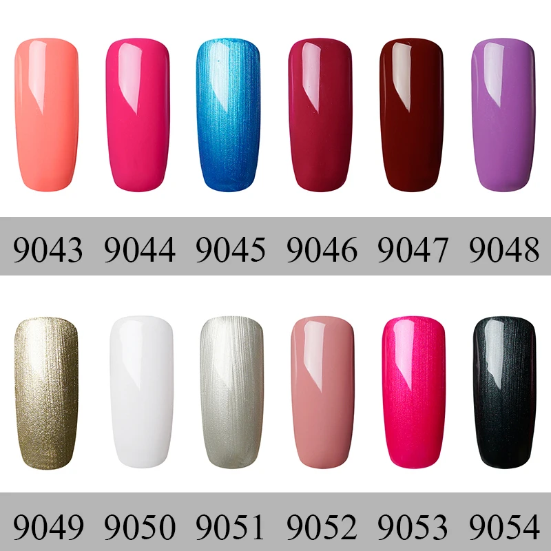 RSTYLE 8 мл 9062 9001 чистый цвет УФ гель лак для ногтей Soak Off Nail Art Полупостоянный набор