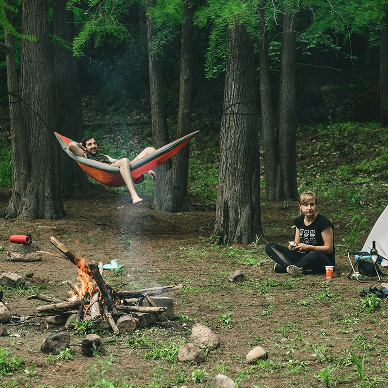 Hot Leisure Hammock Camping Travel Inflatable Outdoor Portable Furniture Garden Swing Chair Dormitory Soft Bed Gift | Мебель