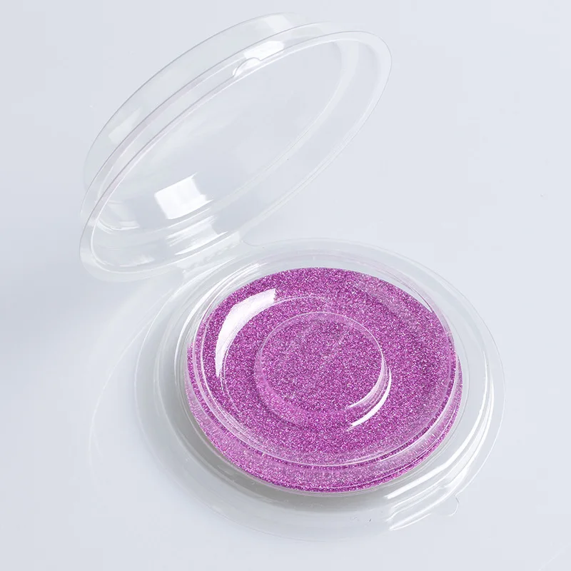 10 компл./лот коробка для упаковки накладных ресниц круглые коробки прозрачный