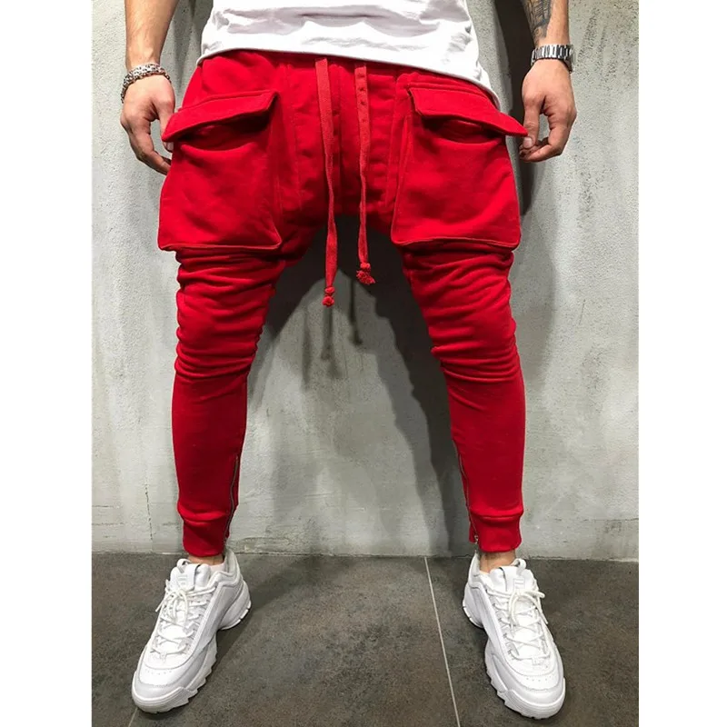 Посылка почтой большой размер Мужская повседневные штаны 2019 новый карман