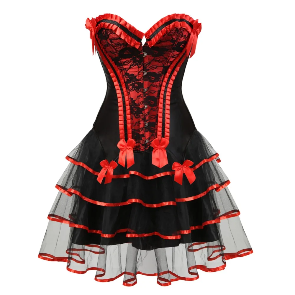 

Satin Lace Up embroidered Corset Sexy Bustier Women Bandaged Corselet Corset and Bustier Corset Overbust Slim strapless Corset