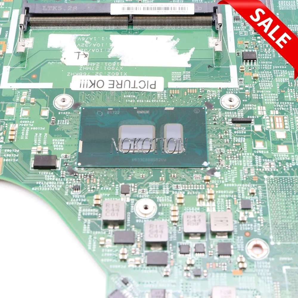 NOKOTION LV115SK MB 15277 1N 448.08B01.001N основная плата для lenovo LV110 15ISK материнская ноутбука SR2EU I3