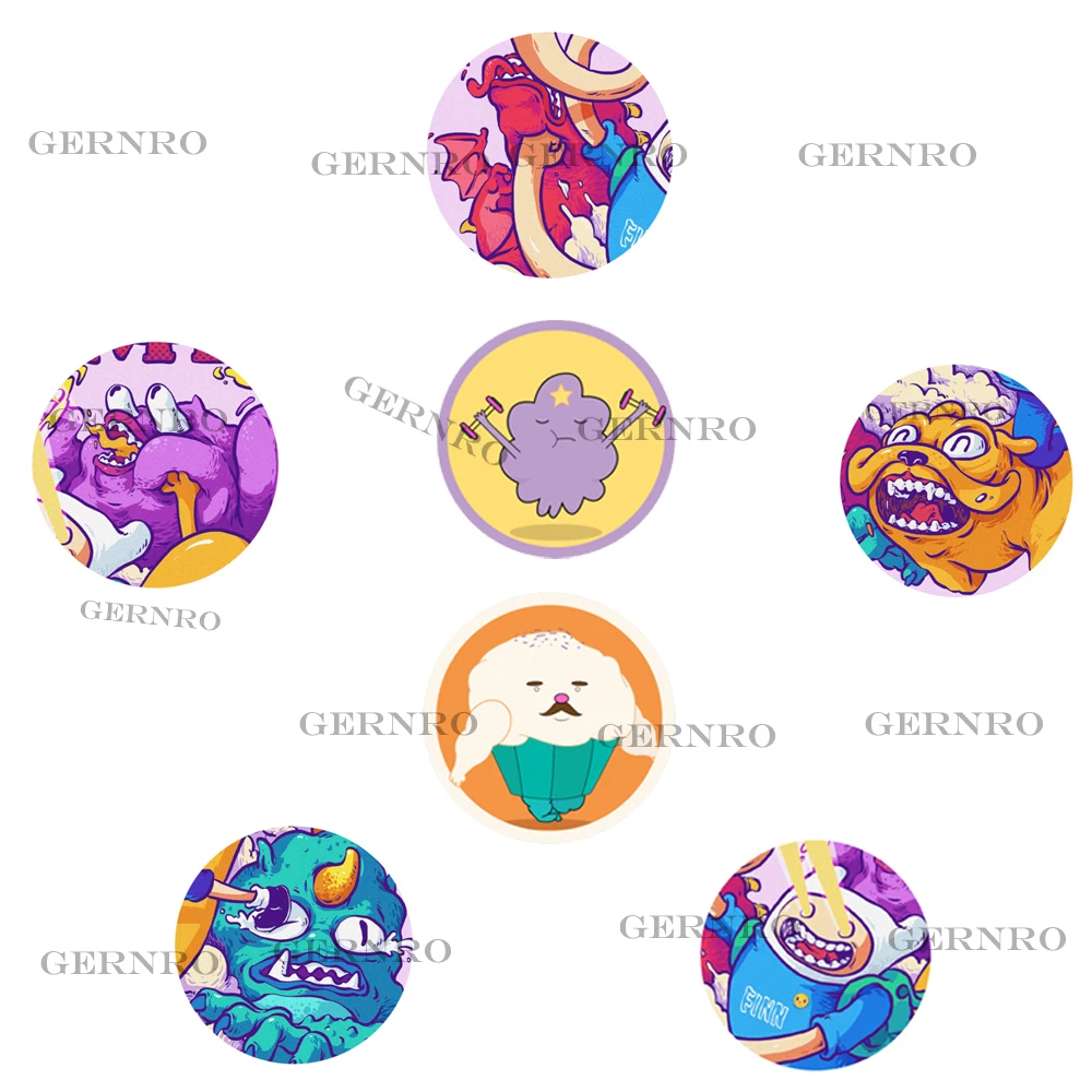 Аниме акриловые Значки для одежды значки на рюкзак Акриловые Броши Булавки