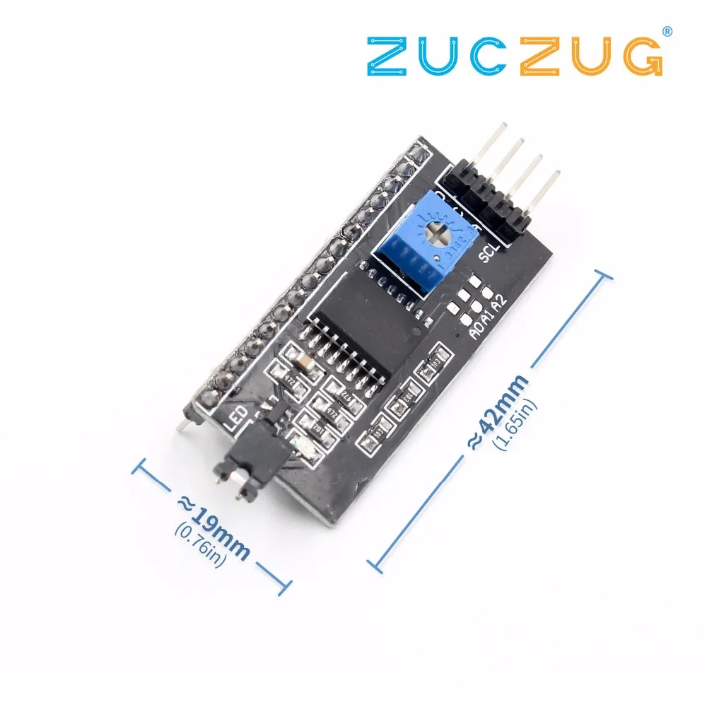 Плата адаптера ЖК дисплея 1602 2004 IIC/I2C/интерфейс|Интегральные схемы| |