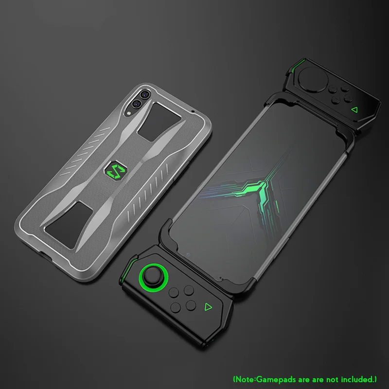 Black Shark 2 Grey ТПУ защитный чехол для Xiaomi BlackShark теплоотвод чехол для Black Shark 2 Helo совместимый с Black Shark защитный чехол для джойстика - Цвет: Black Shark 2 Grey