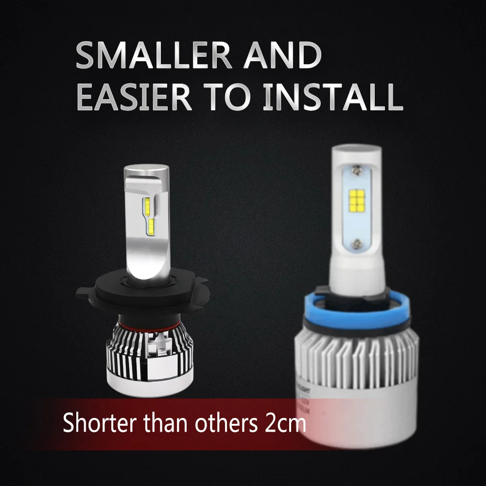 55W H7 Canbus led Free Error H4 Hi/L LED Car Headlight Bulb Kits 9012 canbus 9006 for Lamps H8 H11 Warning Canceller | Автомобили и