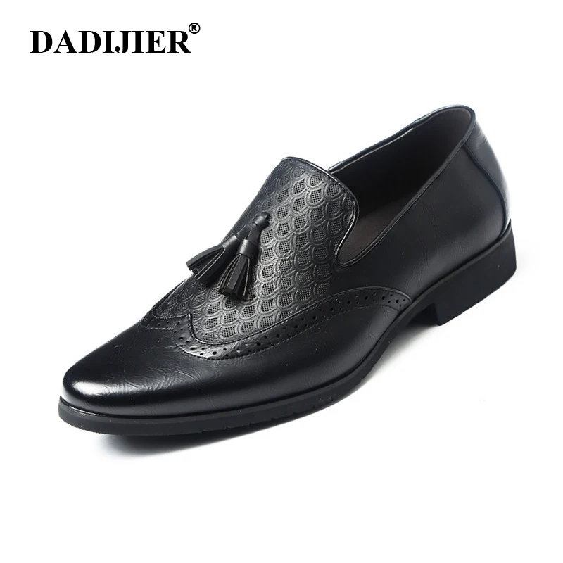 Мужские мокасины DADIJIER из дышащей кожи на плоской подошве для вождения ST93|shoes
