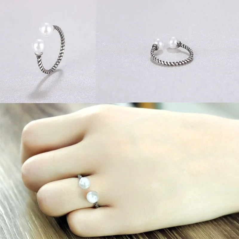 Кольцо из тайского серебра 925 пробы с жемчугом| |