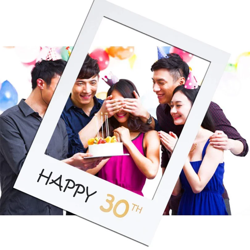 Уникальная рамка для дня рождения 1/16/18/21/30/40/50 фотостудия реквизит фоторамка
