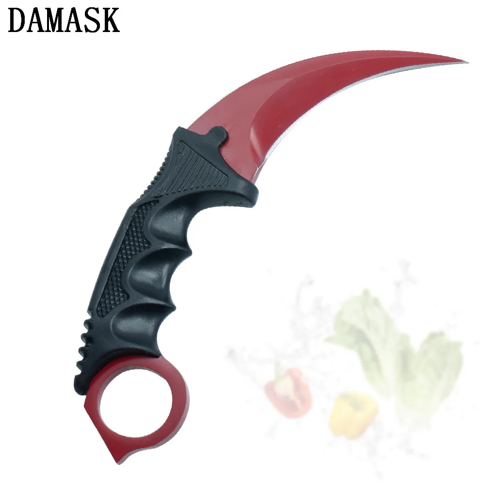 DAMASK Karambit охотничий нож набор инструментов для выживания в походных условиях