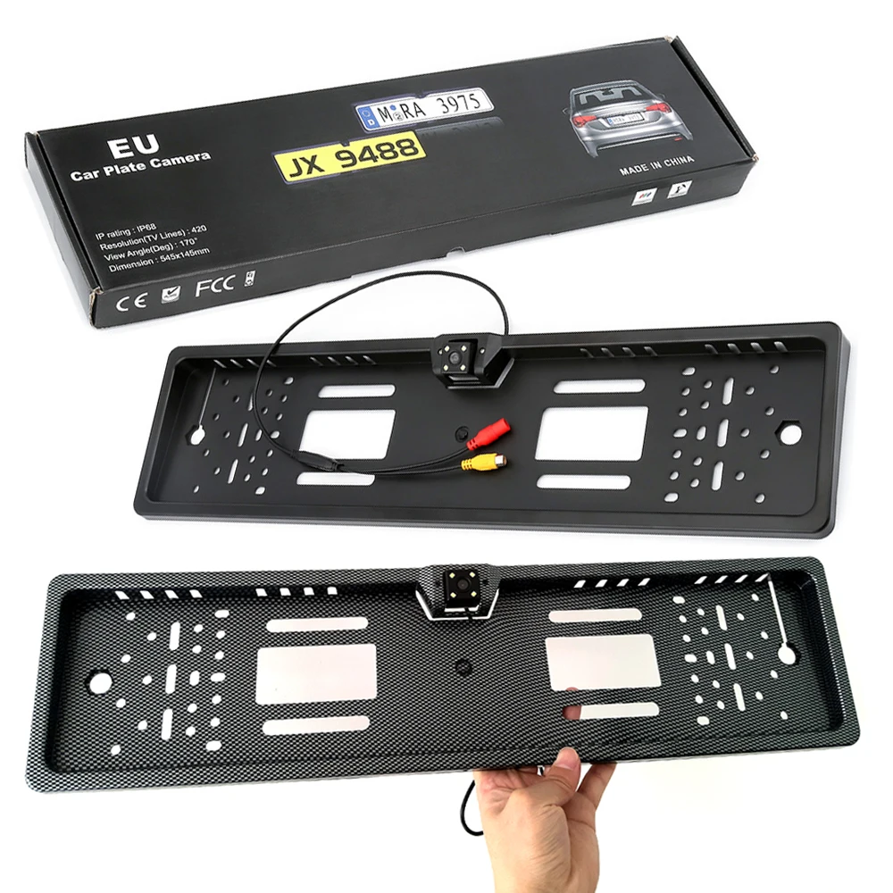 Автомобильная камера заднего вида s Рамка для номерного знака европейского
