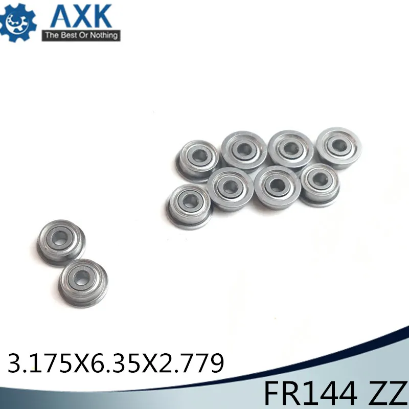 FR144ZZ Фланцевая втулка подшипника 3 175x6 35x2 779 мм ABEC 1 ( 10 шт.) дюймов фланцевый FR144 Z ZZ