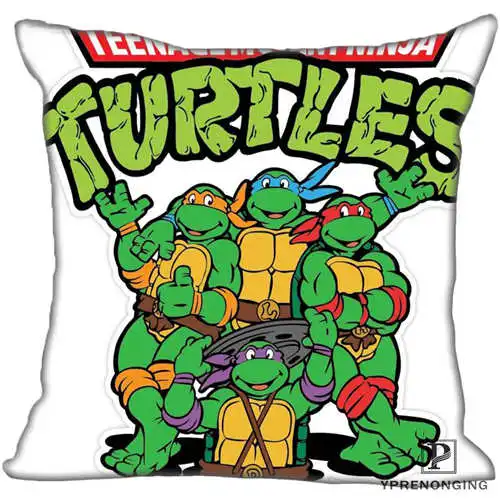 Pillowcase Best Custom Teenage-Mutant-Ninja-Turtles(1) Наволочка на подушку, спальня Home Square Наволочка на молнии(одна сторона)#190404-1-10 - Цвет: Pillowcase