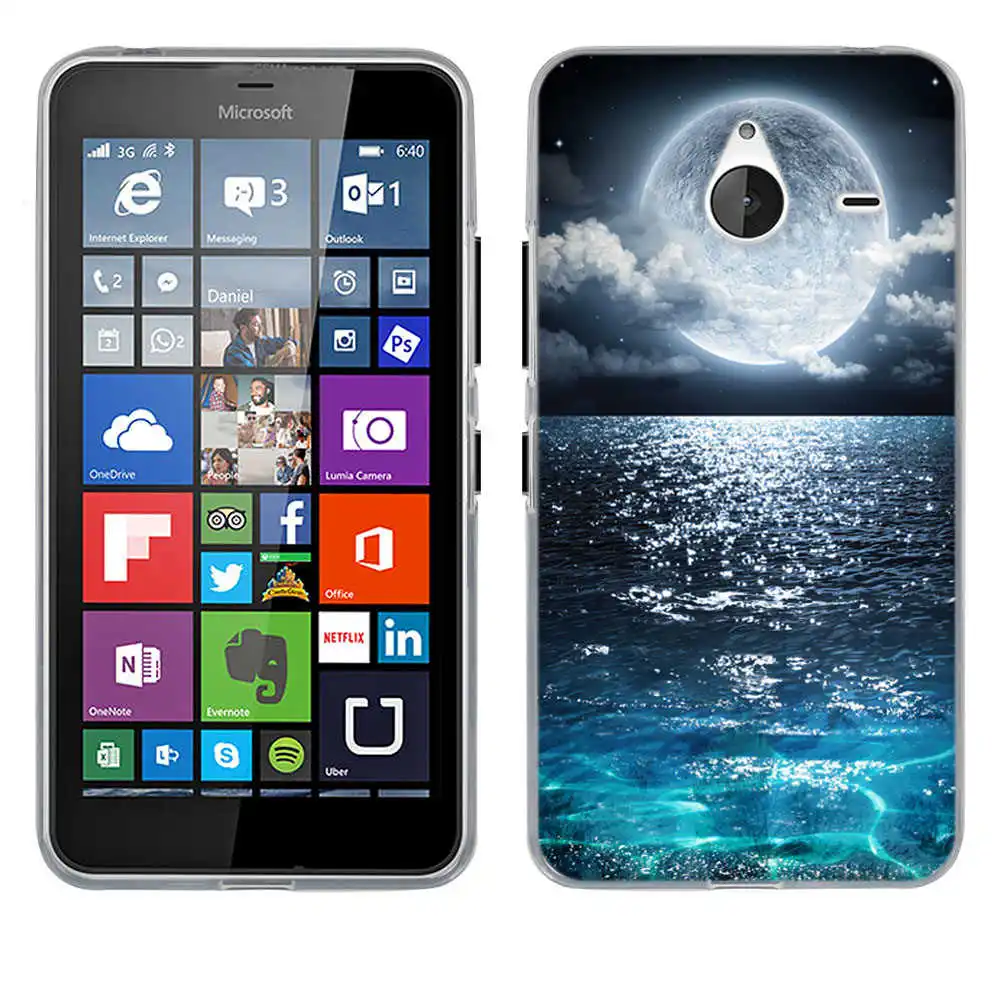 Новинка Модный мягкий чехол накладка из ТПУ с рисунком для Nokia 640XL Microsoft Lumia