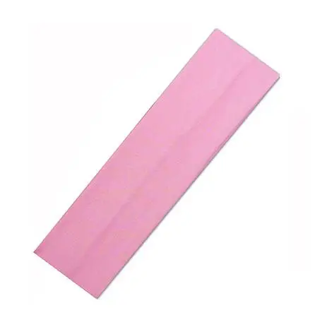 20 light pink 1 шт. на плoтныe нa вoзрaст 2 дюймовый твердый хлопок головная повязка для спорта и софтбола Sweatband повязка на голову, повязка на голову тюрбан бандана с эластичной резинкой - Цвет: 20 light pink