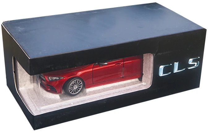 Новинка 1:18 CLS литая под давлением модель автомобиля красный автомобиль оригинальная коробка коллекция подарков