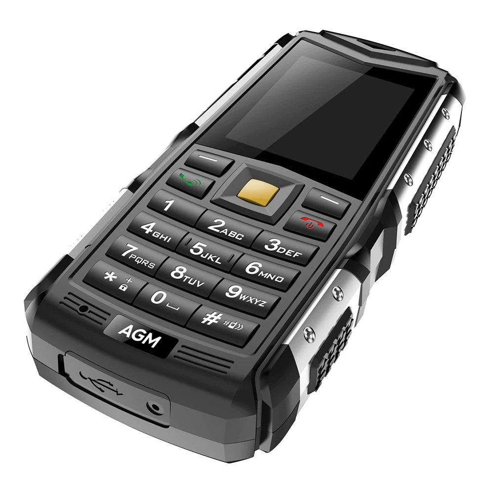 Оригинал AGM M1 3 г бар телефон Dual Sim 2.0 дюймов IP68 Водонепроницаемый пыли