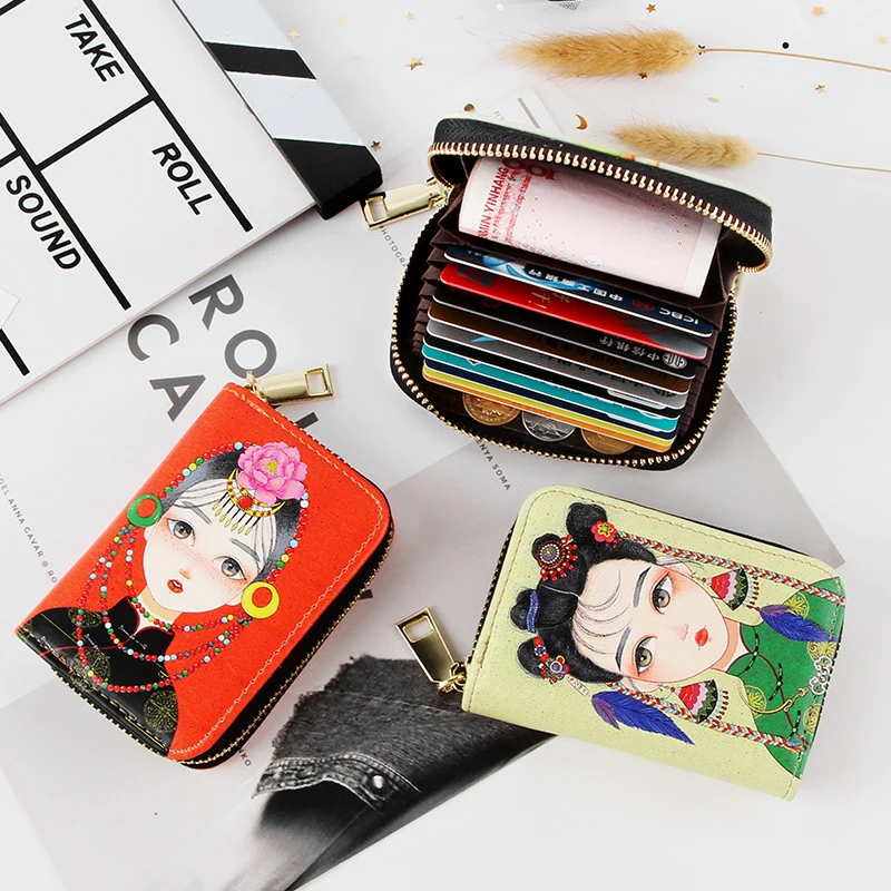GFLV Brand 2019 New Korean Card Holder Wallet Women Square Zipper Purse Cute Cartoon Short Coin | Багаж и сумки