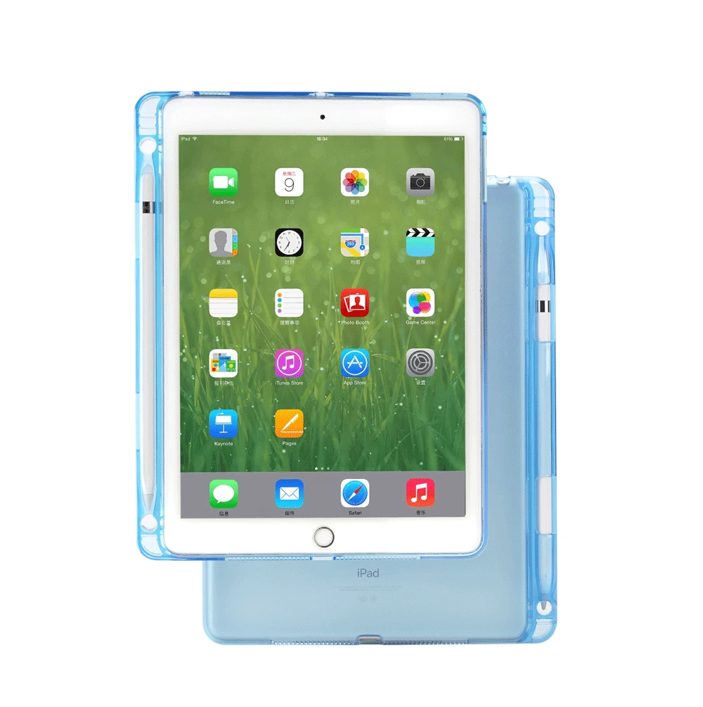 Мягкий резиновый Чехол YWVAK из ТПУ для нового iPad 9 7 дюйма 2018 выпуска A1893 1954 и Pro A1673