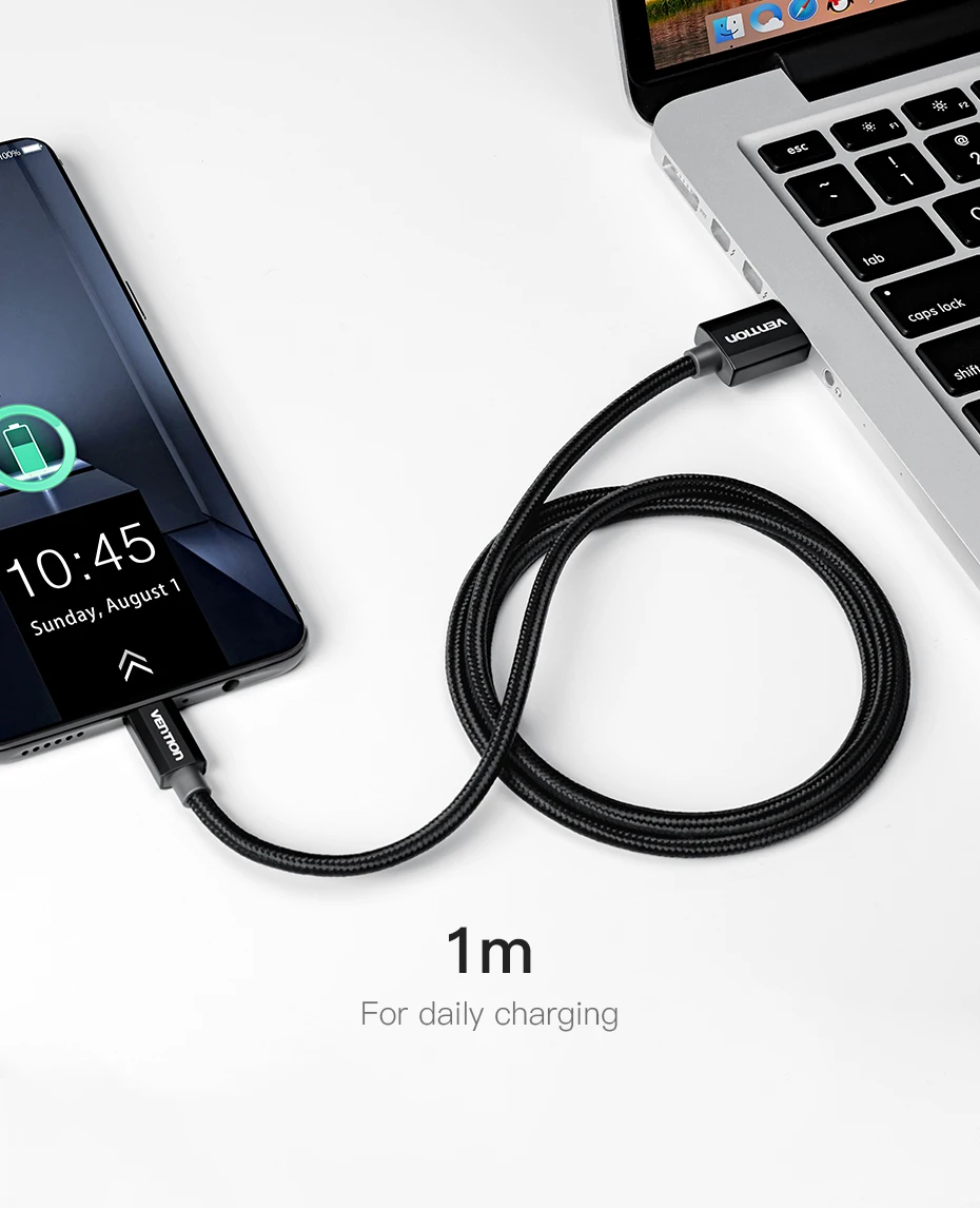 Vention Micro USB кабель 2A Быстрая зарядка для samsung Xiaomi USB кабель для передачи данных мобильный телефон зарядный кабель для Android huawei планшет