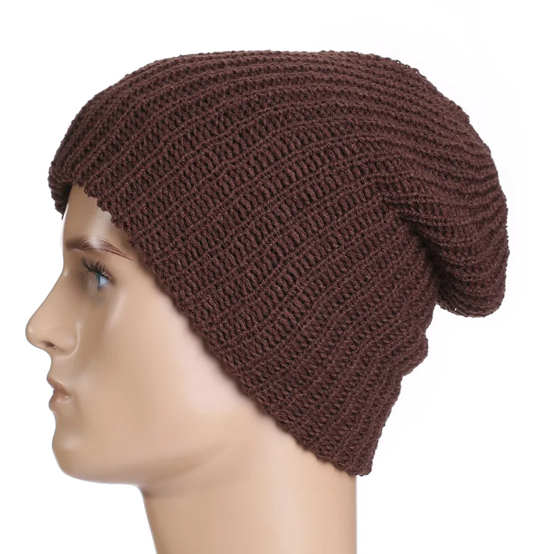 

CUHAKCI Knitted Skullies Men Women Winter Beanies Plain Warm New Soft Hot Female Casual Acrylic Male Caps