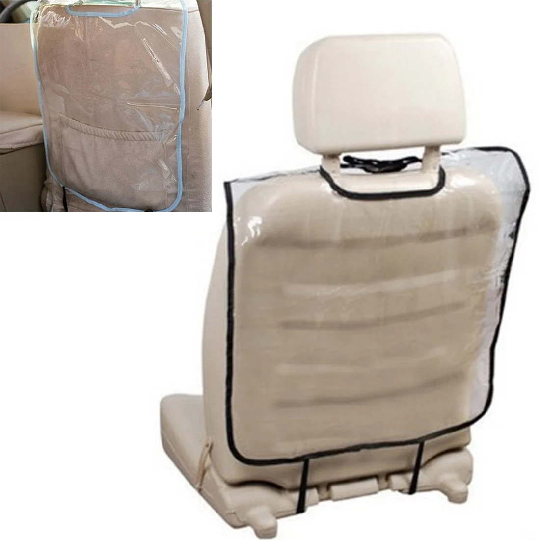 

New Arrival Car Care Seat Back Protector Case Cover Auto Accessaries Children Kids Baby Kick Mat Mud Clean Plastic Anti-kick Pad