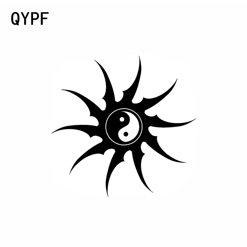 

QYPF 17,8 см * 17,8 см Yin And Yang виниловая Автомобильная наклейка C17-00060