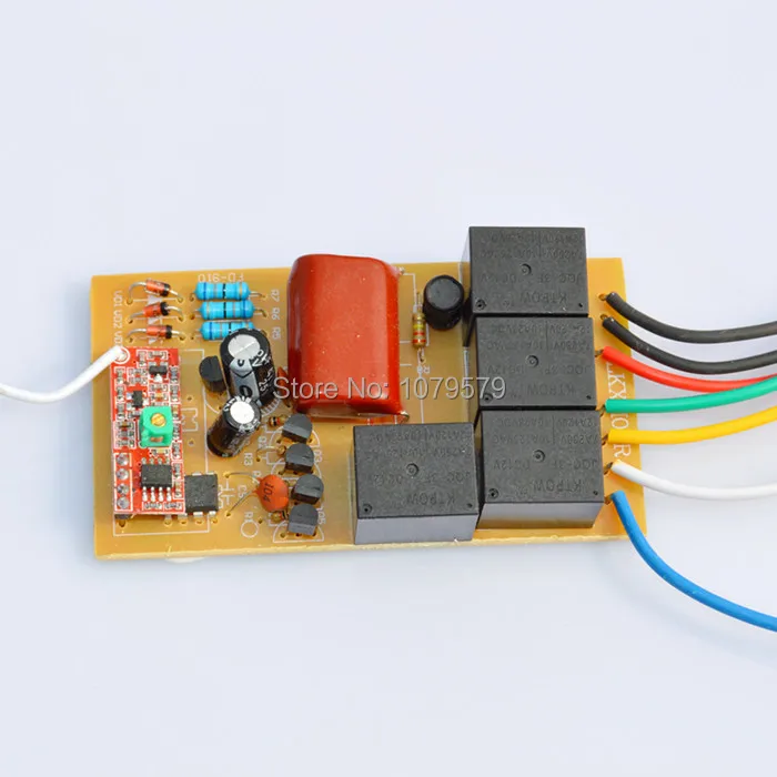 4 Ways Digital Wireless Wall Intelligent Remote Control Switch AC200-240V | Электрооборудование