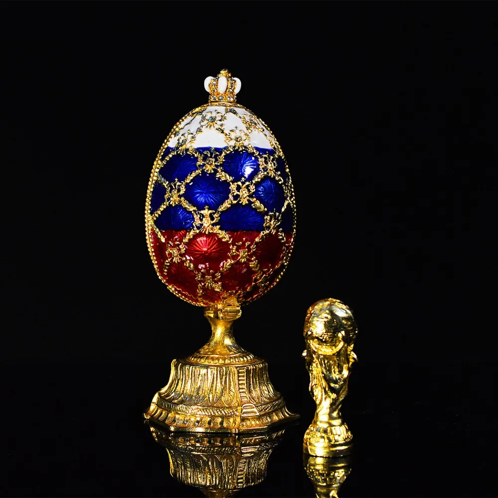Qifu домашний модный металлический религиозный талисман Коллекция декора qifu Faberge яйцо домашний декор