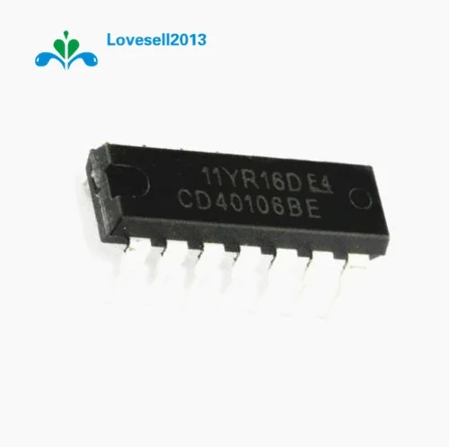 5 шт. CD40106 CD40106BE 40106 DIP-14 HEX SCHMITT TRIGGER IC
